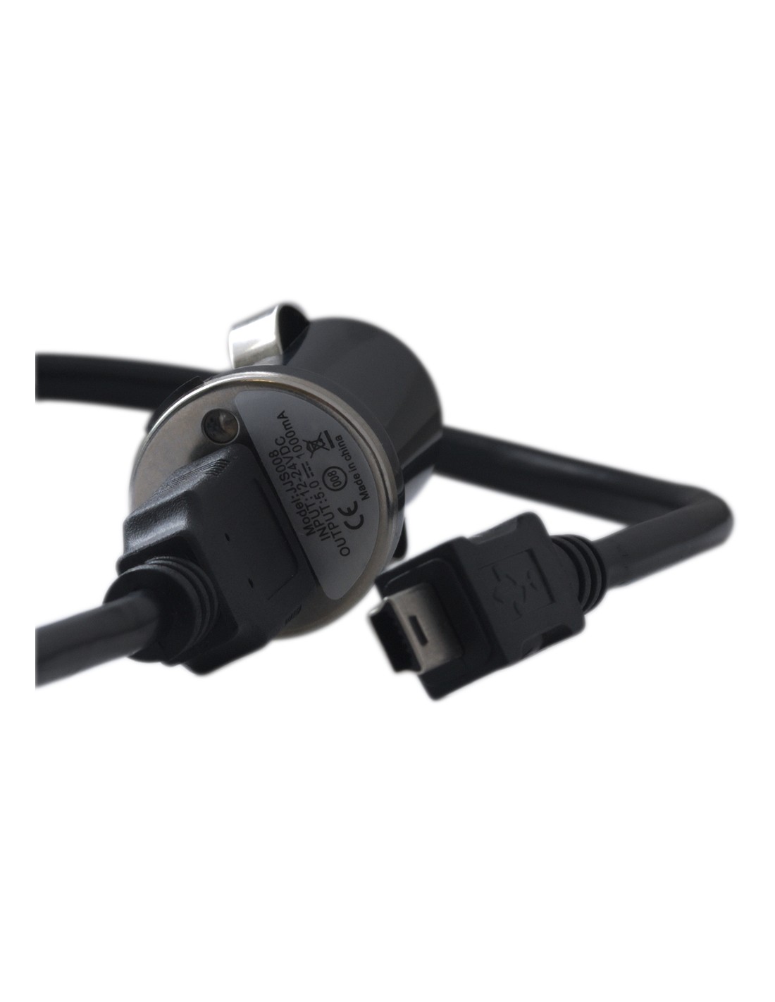 Zasilacz samochodowy adapter USB z kablem - obrazek 3